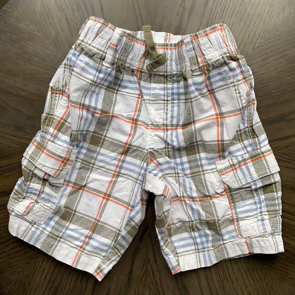Gymboree Size 5 Plaid Cargo Shorts